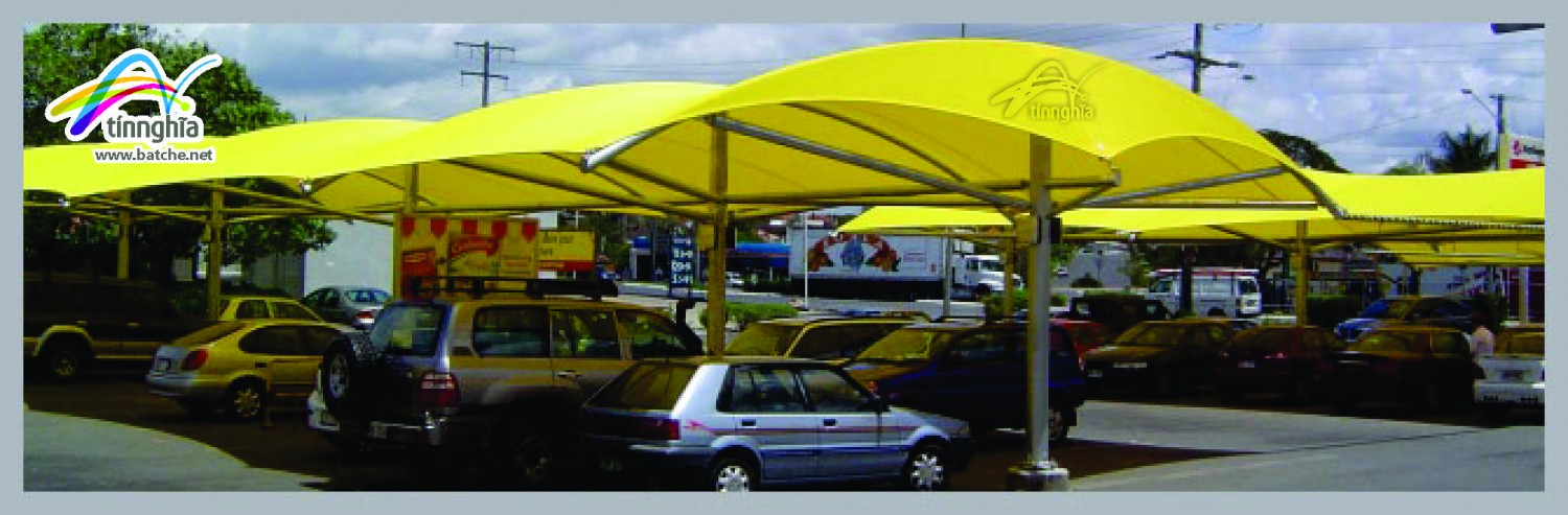 Shade Sails for Public Garage