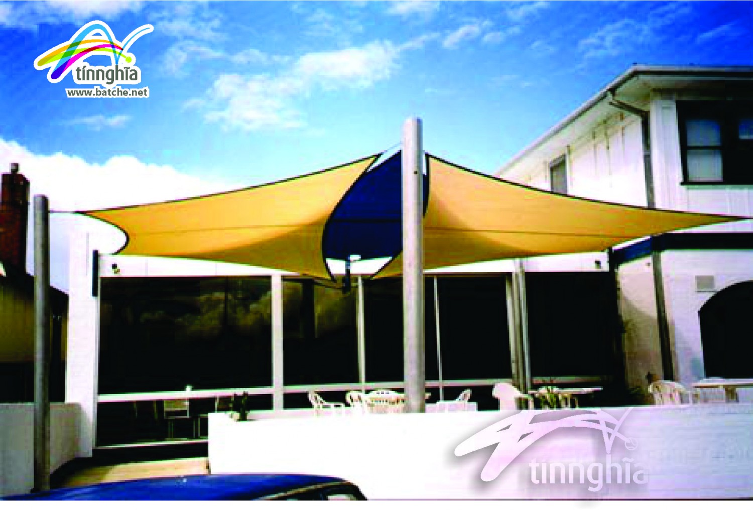 Triangle Shade Sail 1