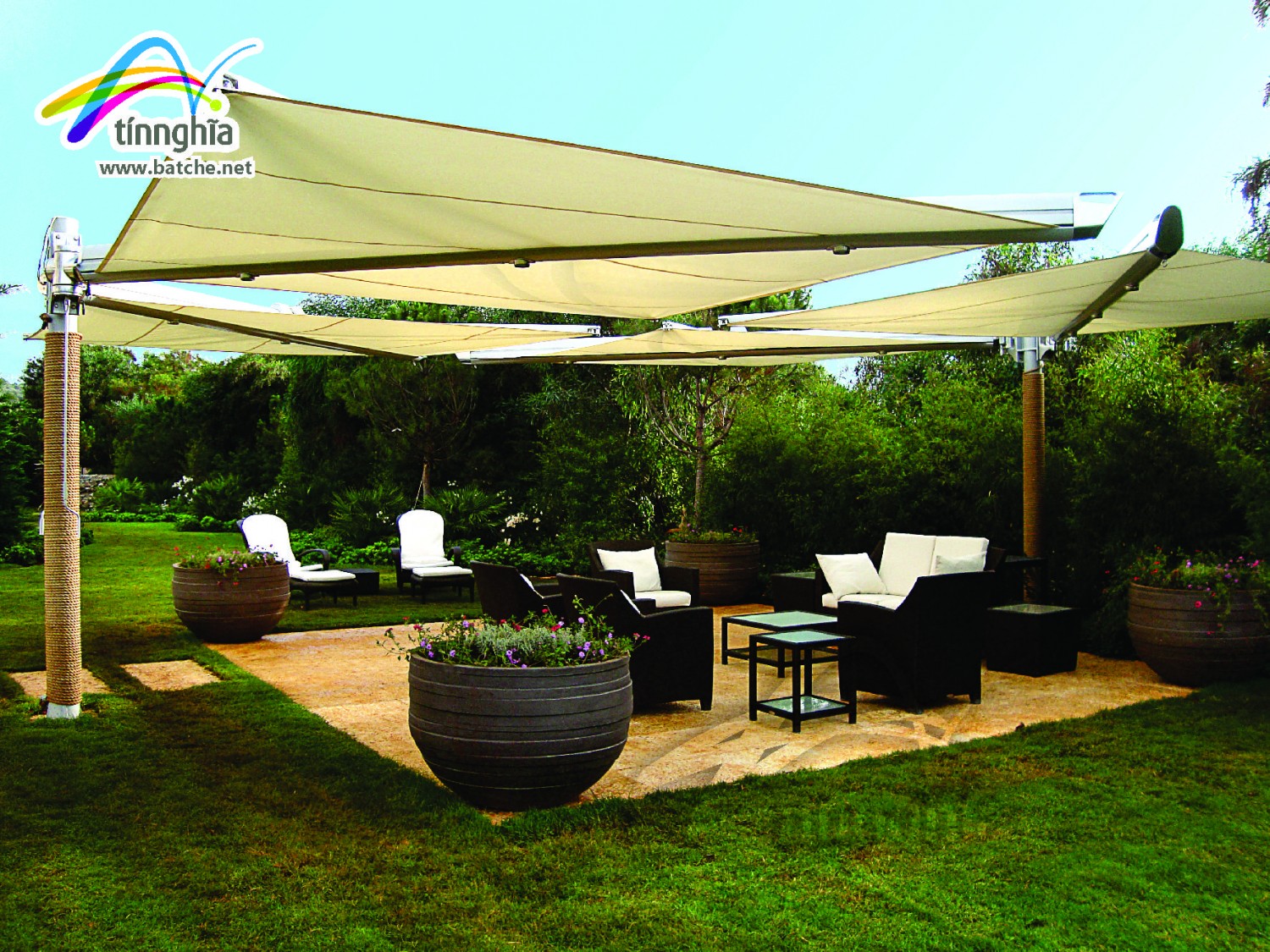 Kite Shade Sails for Garden