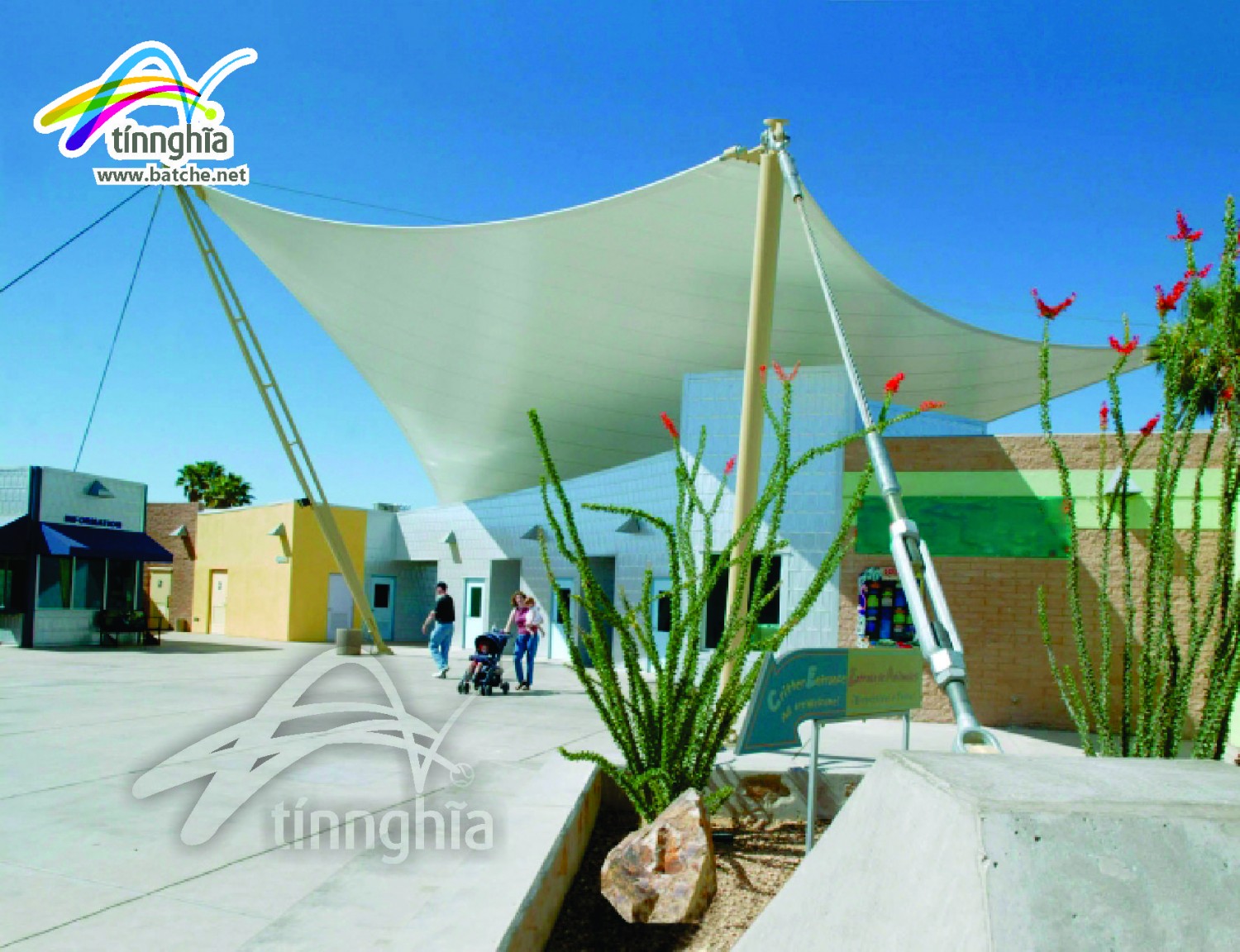 White Quadrilateral Shade Sails