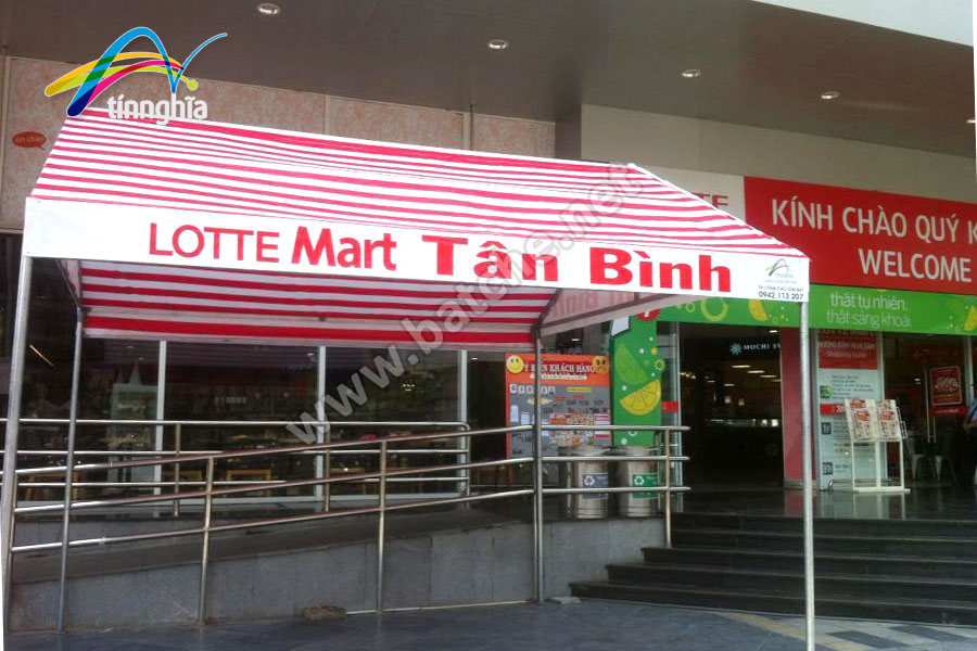 Mái hiên Lotte Mart Tân Bình