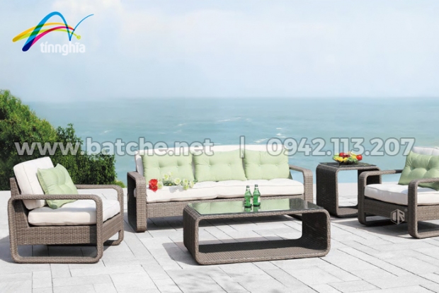 Bộ bàn ghế sofa mây TN-SFM-2161