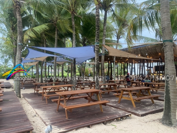 Dự án bạt che nắng HDPE cho resort Hola Beach, Bình Thuận