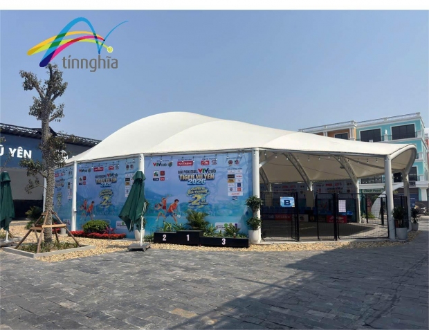 Dự án bạt che cho 15 sân Pickleball Vũ Yên - Hải Phòng